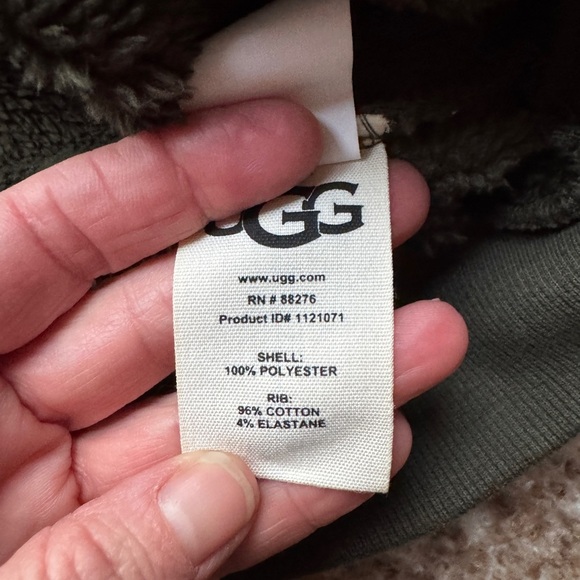 UGG Coby‎ High Pile brown men's sweater size large - Picture 5 of 5